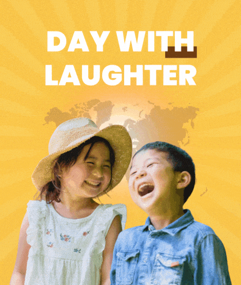Day With Laughter hero section